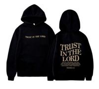 There is Purpose in The Waiting Graphic Christian Hoodies for Men Women Teen Girls UK Casual Oversized Long Sleeve Hooded Sweatshirts Tops Loose Pullover Pink Puff Hoodie,A78 Black,XXXL