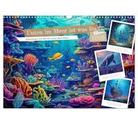 There is something going on down in the sea UK-Version (Wall Calendar 2026 DIN A3 Landscape), CALVENDO 12 Month Wall Calendar