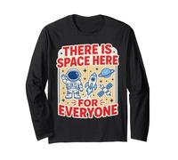 There is Space Here for Everyone Funny Inclusion Teacher Long Sleeve T-Shirt