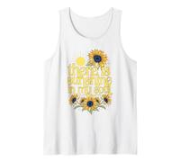 There is Sunshine in My Soul Sunflowers Tank Top