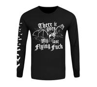 There It Goes My Last Flying Fuck Long Sleeve T-Shirt - Extra Large (42-44) Black