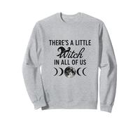 There’s A Little Witch In All Of Us Moon Phases Design Sweatshirt