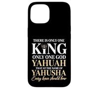There’s Only One King Yahuah Yahusha Lion of Judah Case for iPhone 15