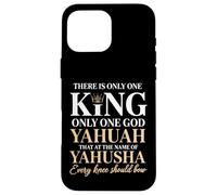 There’s Only One King Yahuah Yahusha Lion of Judah Case for iPhone 16 Pro Max