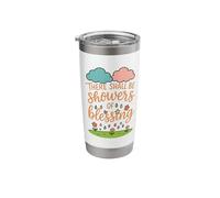 There Shall Be Showers of Blessing Stainless Steel Insulated Tumbler