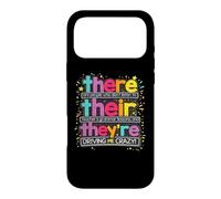 There Their They're English Grammar Teacher Funny Humor Fun Case for iPhone 17 Pro Max