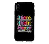 There Their They're English Grammar Teacher Funny Humor Fun Case for iPhone XS Max