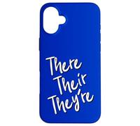 There Their They're Funny English Grammar Back To School Case for iPhone 16 Plus