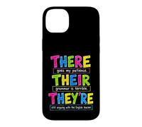 There Their They're Funny Grammar English Teacher Humor Case for iPhone 14 Plus