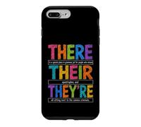There Their They're Funny Grammar English Teacher Humor Case for iPhone 7 Plus/8 Plus