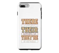 There Their They're Funny Grammar English Teacher Humor Case for iPhone 7 Plus/8 Plus
