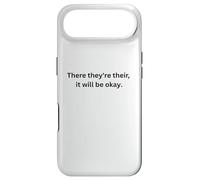 There They're Their It Will Be Okay Funny English Major Case for iPhone Air