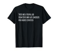 There was A Young Lad from Kent, Funny Limerick Haiku Value Graphic T-Shirt