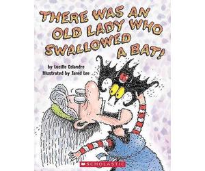 There Was an Old Lady Who Swallowed a Bat by Lucille Colandro (English) Paperba