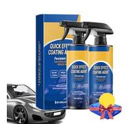 Thereaftern Car Coating Spray, Advanced Car Quick-Acting Coating Agent Spray, Auto Nano Ceramic Coating Polishing Spraying Wax,Paint Restoration, Delivering Long-Lasting Shine (2PCS)