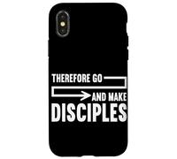 Therefore Go And Make Disciples Christian Faith Jesus Prayer Case for iPhone X/XS