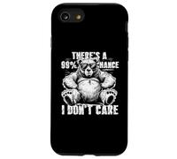 There's A 99% Chance I Don't Care Bear Sunglasses Case for iPhone SE (2020) / 7/8