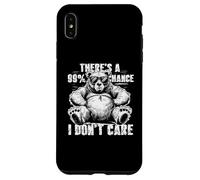 There's A 99% Chance I Don't Care Bear Sunglasses Case for iPhone XS Max