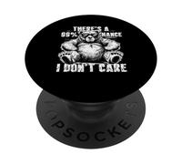 There's A 99% Chance I Don't Care Bear Sunglasses PopSockets Adhesive PopGrip