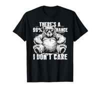 There's A 99% Chance I Don't Care Bear Sunglasses T-Shirt