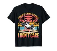 There's A 99& Chance I Don't Care Funny Monkey T-Shirt