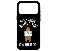 There's A Bear Behind You, 100% Behind You, Funny Case for iPhone 17 Pro Max