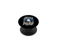 There's a Beluga in My Pocket Whale Ocean PopSockets Adhesive PopGrip