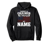 There's A Cold Beer Calling My Name Country Music America Pullover Hoodie