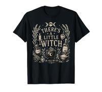 There's A Little Witch in All of Us Halloween Spooky Season T-Shirt