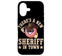 There's a new Sheriff in town Cop Donut Funny Police Officer Case for iPhone 17