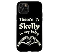 There's A Skelly In My Belly Mommy To Be Goth Spooky Mother Case for iPhone 11 Pro