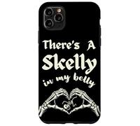 There's A Skelly In My Belly Mommy To Be Goth Spooky Mother Case for iPhone 11 Pro Max