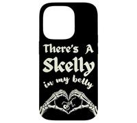 There's A Skelly In My Belly Mommy To Be Goth Spooky Mother Case for iPhone 14 Pro