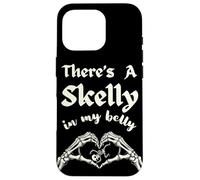 There's A Skelly In My Belly Mommy To Be Goth Spooky Mother Case for iPhone 16 Pro