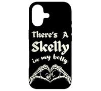 There's A Skelly In My Belly Mommy To Be Goth Spooky Mother Case for iPhone 17