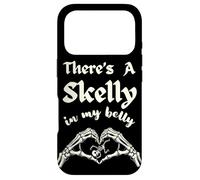 There's A Skelly In My Belly Mommy To Be Goth Spooky Mother Case for iPhone 17 Pro