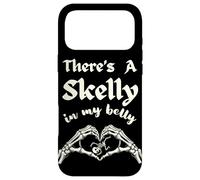 There's A Skelly In My Belly Mommy To Be Goth Spooky Mother Case for iPhone 17 Pro Max