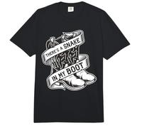 There's A Snake in My Boot Horse Riding Equestrian Cowgirl Comfort Colors Adult Heavyweight T-Shirt