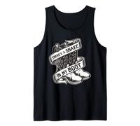 There's A Snake In My Boot Horse Riding Equestrian Cowgirl Tank Top