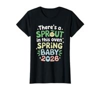 There's a Sprout in This Oven Spring Baby 2026 T-Shirt