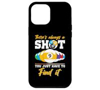 There's Always A Shot Funny Billiard 8 Ball Pool Player Mens Case for iPhone 12 Pro Max