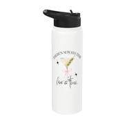 There's Always Time for a Tini Dirty Martini Time Vintage Stainless Steel Insulated Water Bottle