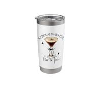 There's Always Time for a Tini Espresso Martini Time Vintage Stainless Steel Insulated Tumbler