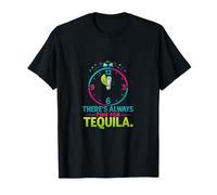 Theres Always Time for Tequila Clock Party Crew T-Shirt