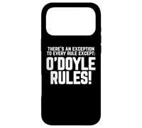 There's an Exception to Every Rule Except: O'Doyle Rules Case for iPhone 17 Pro Max