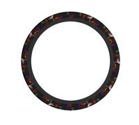 There's Candy in The Milkshake Printed Steering Wheel Cover Elastic Stretch Car Wheel Wrap Breathable Non-Slip Steering Wheel Protector for Car Truck SUV