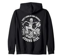 There's Gonna Be Some Wrenches Around Here Mechanic Zip Hoodie