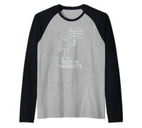 There's More to Life Than Money - Stick Figure Raglan Baseball Tee