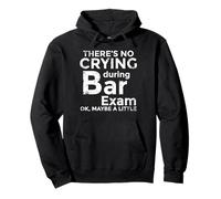 There's No Crying During Bar Exam Maybe A Little Law Student Pullover Hoodie