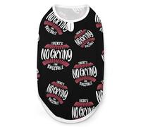 There's No Crying In Baseball Dog And Cat Clothes Pet Summer Sleeveless T Shirt Basic Vest S